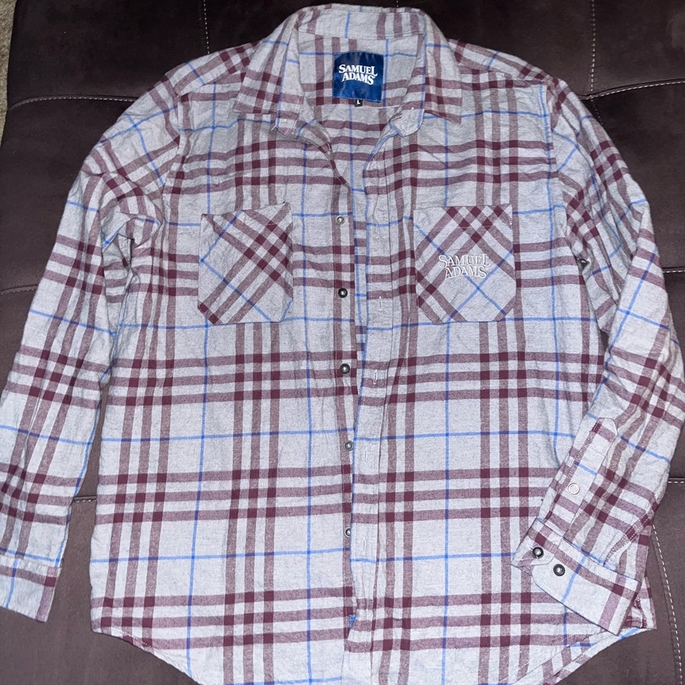 Mens Sam Adams flannel